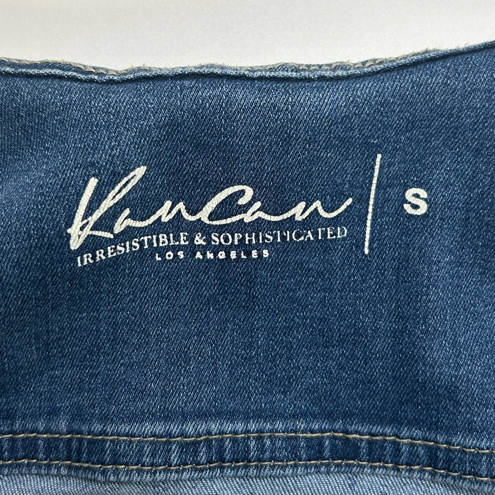 KanCan Los Angeles Denim Button Front Jean Jacket‎ Small Trucker KC7041/J-396 - Picture 12 of 13